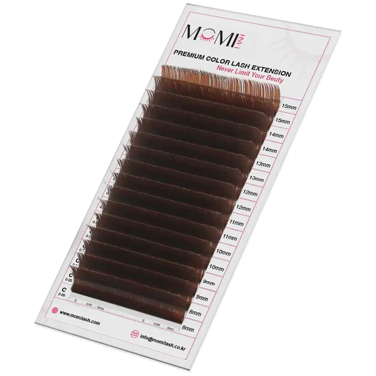Color Lash Brown Colored Eyelash Extensions