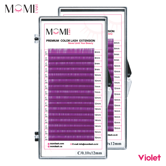 Color Lash Violet Eyelash Extensions