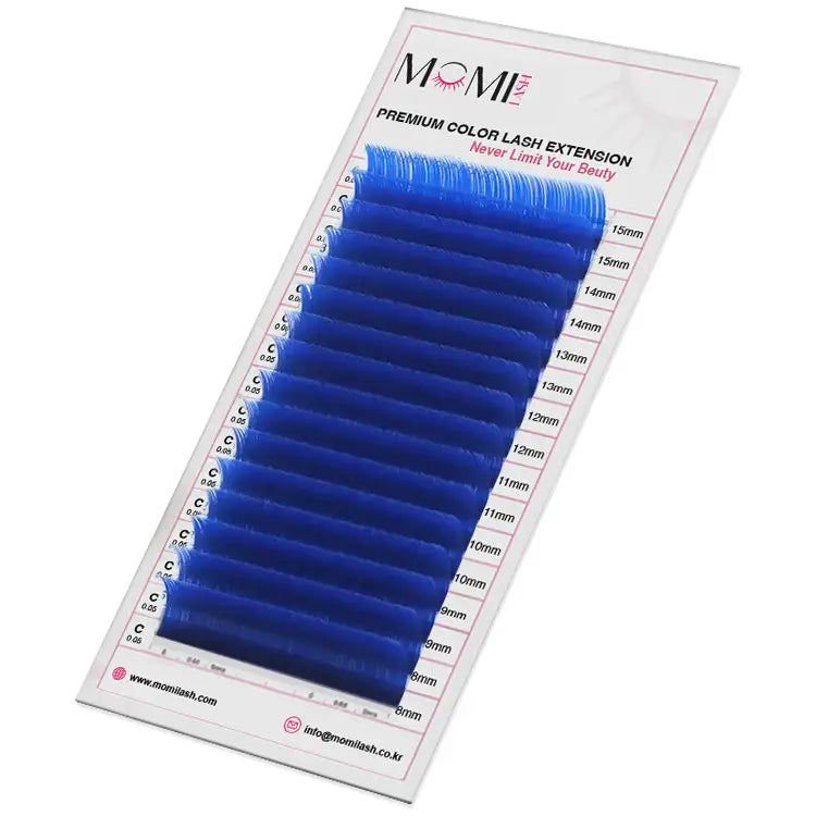 Color Lash Blue Colored Eyelash Extensions