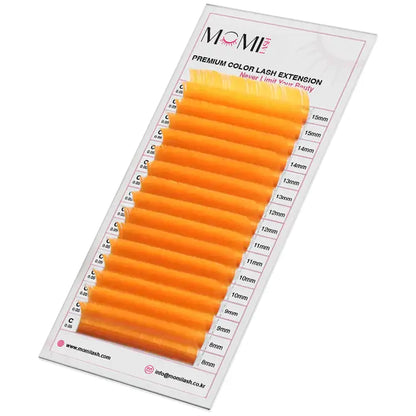 Color Lash Orange Eyelash Extensions