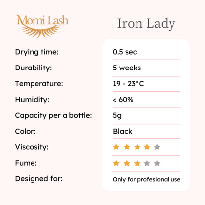 Iron Lady Eyelash Glue 5g