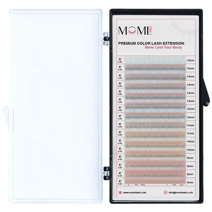 Color Lash Light Blue Colored Eyelash Extensions