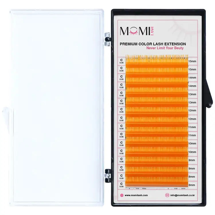 Color Lash Orange Eyelash Extensions