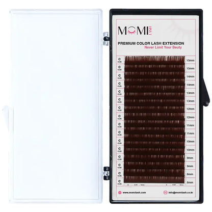 Color Lash Brown Colored Eyelash Extensions