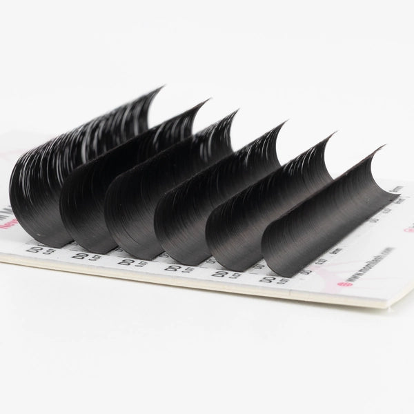 Velvet Black Lash Extension 0.10mm Thickness (6 Lines)
