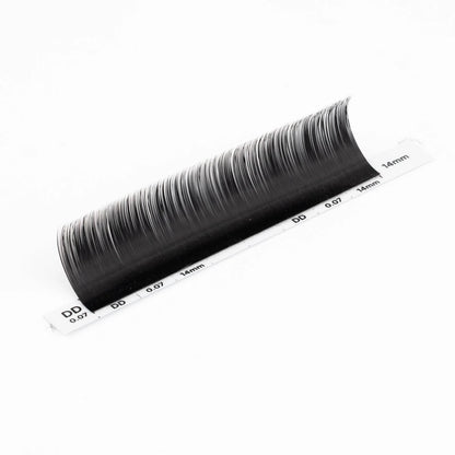 Velvet Black Lash Extension 0.10mm Thickness (6 Lines)