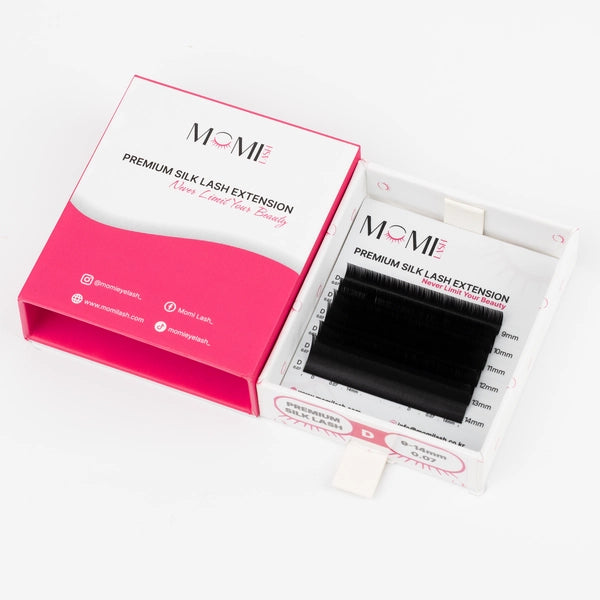 D-Curl Premium Silk Lash Extension 0.07mm Thickness