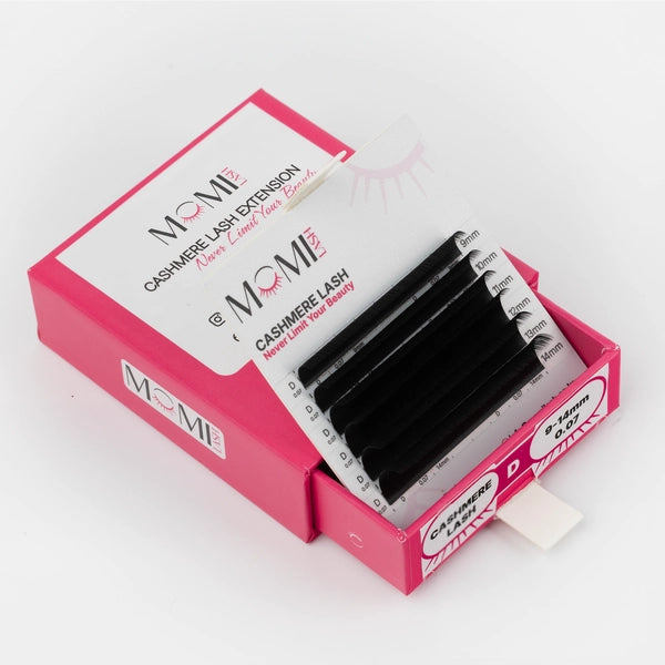 D-Curl Cashmere Lash Extension 0.07mm Thickness