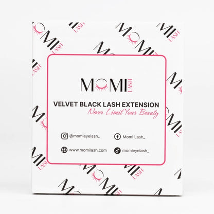 Velvet Black Lash Extension 0.10mm Thickness (6 Lines)