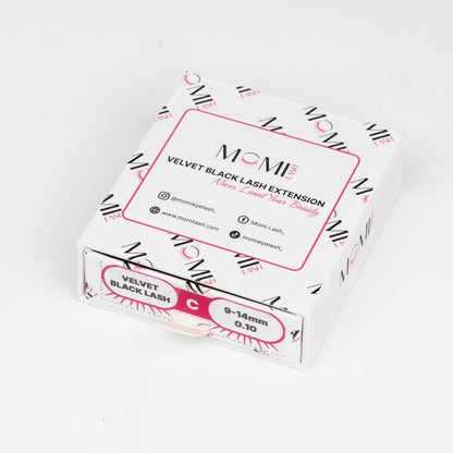 Velvet Black Lash Extension 0.10mm Thickness (6 Lines)
