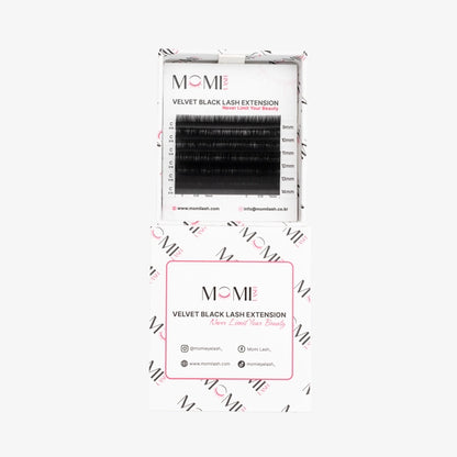 Velvet Black Lash Extension 0.10mm Thickness (6 Lines)