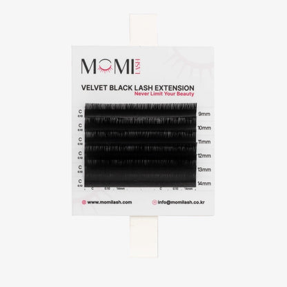 Velvet Black Lash Extension 0.10mm Thickness (6 Lines)